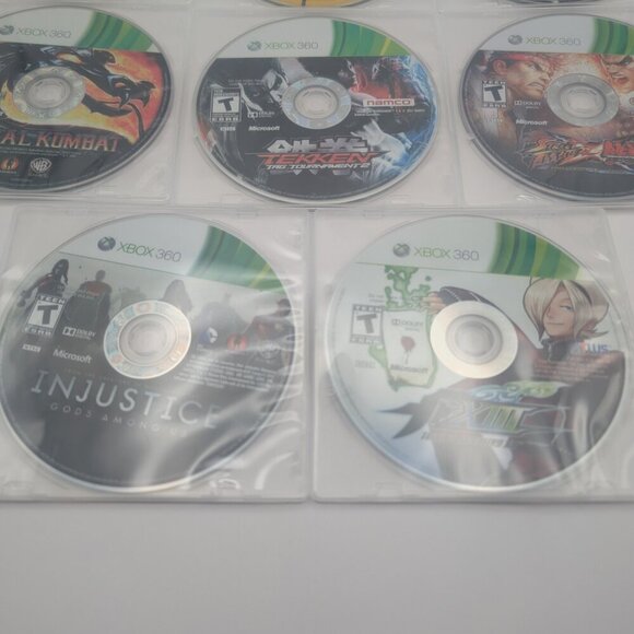 Lot of 8 xbox 360 fighting games bundle: MK, Tekken, Street Fighter, P4A, etc. - Picture 4 of 4